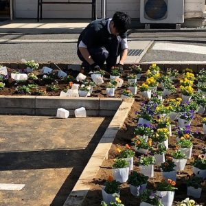 花植え！！｜ありがとう日記｜幸せ夢工場｜